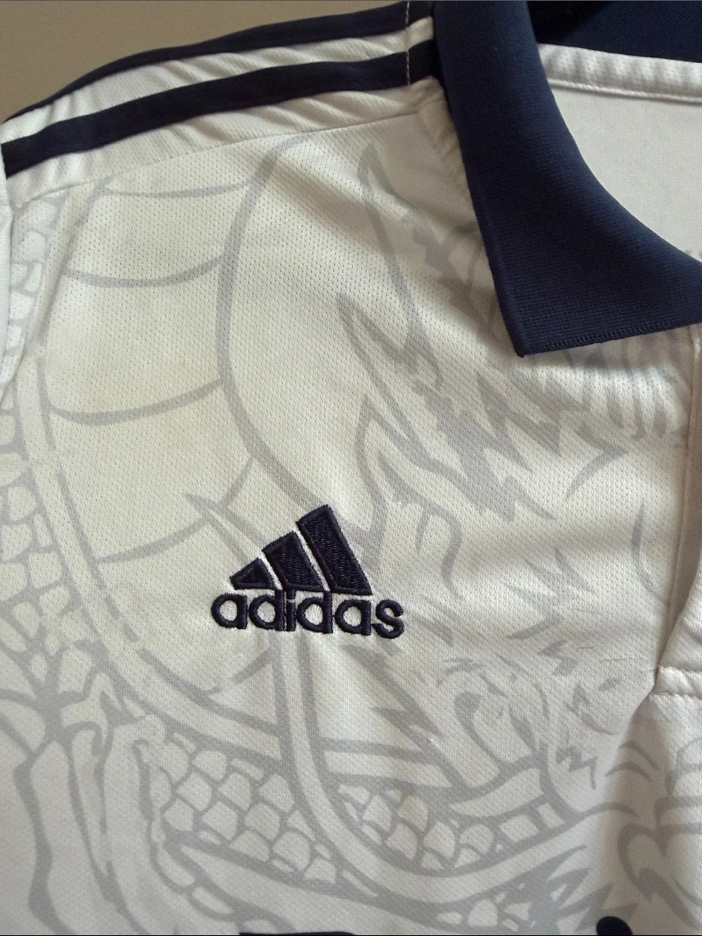 adidas Real Madrid Emirates Dragon Soccer Jersey Large